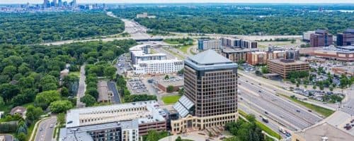 Theodore Wirth Park and the General Mills corporate corridor in Golden Valley — MSP Car Service executive car service