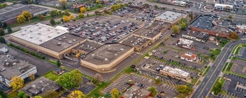 Rosedale Center and Roseville midway between Minneapolis and St. Paul — MSP Car Service car service and MSP airport transportation